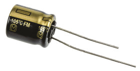 Kondensator 470μF 16V dc Radialny, Otwór przelotowy Panasonic roztaw: 5mm 10 (Dia.) x 12.5mm