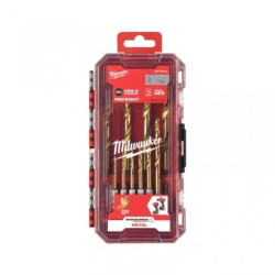 Zestaw wierteł udarowych do metalu SWave HSS-G Tin 4932493865 /10szt./