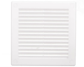 Kratka wentylacyjna 150x150mm biała siatka TRU2