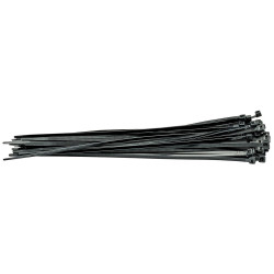 Draper 70397 Black Cable Ties 4.8 x 300mm - 100pc