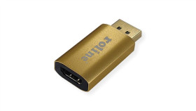 Adapter Roline Gold 4K Displayport/Hdmi, Actief, V1.2, Dp Męski - Hdmi Żeński