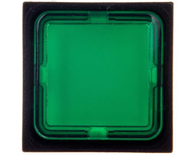 Lampka sygnalizacyjna 18x18mm zielona 24V AC/DC Q18LF-GN/WB 087947