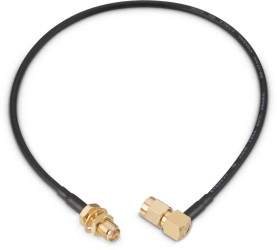 Kabel koncentryczny złącze A SMA złacze B SMA długość 304.8mm typ kabla RG174 Z zakończeniem