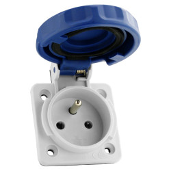 Gniazdo tablicowe 230V 16A IP67 system francuski Doktorvolt VZG 16 DV
