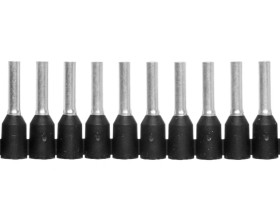 Tulejka kablowa izolacyjna 1,5mm2AI 1,5-8 BK-S tulejki o długości 8mm, kolor czarny 1212524 /1000szt./