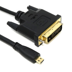 Micro HDMI to DVI-D Cable