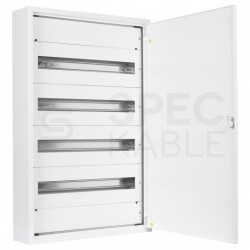 Rozdzielnica natynkowa metalowa 4x24 modułów IP30 (400V AC) 835x545x130mm drzwi pełne NEKU