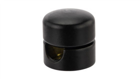 Uchwyt Ozdobny Do Kabla Ścienny Sufitowy Czarny Fi: 16Mm