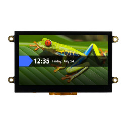 Kolorowy wyświetlacz LCD 4.3cal Transmisywny IPS TFT 800 x 480pikseli LED Backlight QSPI, SPI I/F Tak NEWHAVEN DISPLAY