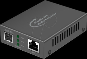 NMC001 Media converter, Gigabit Ethernet, RJ45 / SFP