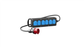 Rozgałęziacz Przemysłowy Rs-P Gumowany 6X2p+Z, Z 2M Przewod. Onpd 3X2,5 I...