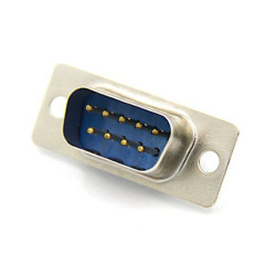 9-pin DB9 RS232 D-SUB Plug - Male Connector