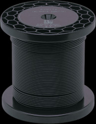 Fibre optic cable, fibers: 1, acrylic, black, E20774