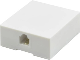 Gniazdo telefoniczne 1xRJ11 6P4C natynkowe