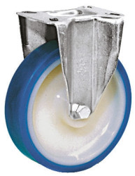 Koło samonastawne średnica kabla 125mm Płyta LAG 200kg wysokość całkowita 160mm