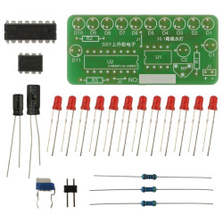 Zestaw edukacyjny LED z układami NE555 i CD4017