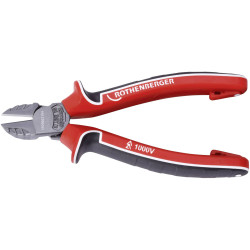 Rothenberger 1500003164 VDE Side Cutter 160mm Cuts Wires &#xD8; 6mm 1000V Safe