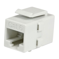 StarTech.com C6KEYCOUPLWH StarTech.com White Cat 6 RJ45 Keystone Jack
