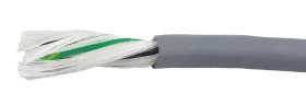Control Cable liczba żył 3 2 mm² Nieekranowany Alpha Wire średnica zew 6.98mm Szary