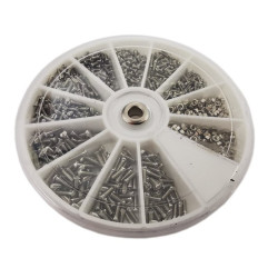 Zestaw śrubek M1.2 M1.4 M1.6 1000szt wkrętów miniaturowych mini