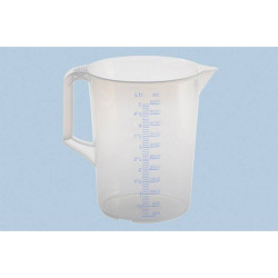 H&#xFC;nersdorff 939000 Graduated Beaker 5000 ml Plastic 1 Piece