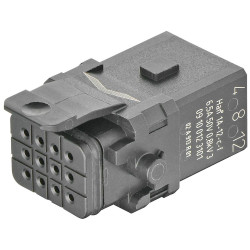 Harting 09 10 012 3101 Connector Han 1A-12-C-f Latch 1pc