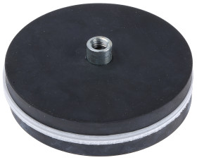 Magnes neodymowy, typ: Nadstawka, siła pociągowa: 42kg, mocowanie: Otwór gwintowany M8, dł.: 17mm, gr.: 8.5mm