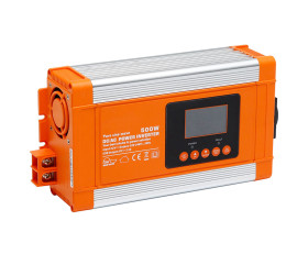 Przetwornica DC-AC 12V dc / 230V ac moc wyjściowa 500W RS PRO 2.17A Montaż w obudowie