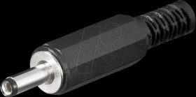 11112 Hollow plug, Ø outside: 3.4 mm, Ø inside 1.3 mm