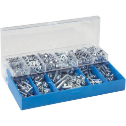 Affix Pan Head Hexagon Socket Screw Assortment - 1000 Piece