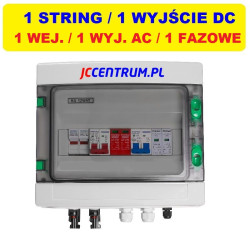 ROZDZIELNICA PV 1000V DC/AC 1 STRING 1 FAZOWA FOTOWOLTAIKA IP65
