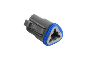 Obudowa złącza 3-pinowe Bulgin 2-rzędowe Męski 13A PX0100 Połączenie zagniatane Złącza prostokątne