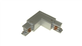 Łącznik Szyny 3 Fazowej Adar Narożnik Srebrny