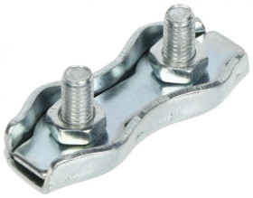 Zacisk krzyżowy do liny stalowej ZLK-4