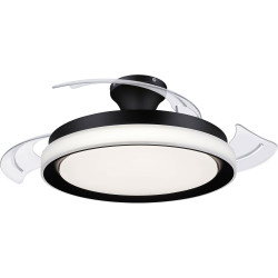 Philips 8720169279100 Bliss Ceiling Fan 28W/35W Black with LED Light