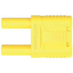 Sch&#xFC;tzinger SKURZ 6100/19-4 IG 2MB Ni/RT Safety Shorting Plug Red Ni 1pc