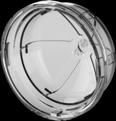 Dome top, Ø 40 mm, gray for LUMAWISE Endurance S series, 2329013-1