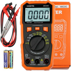 Multimetr cyfrowy HK33C Honeytek CAT III 600V 4000 zliczeń NCV