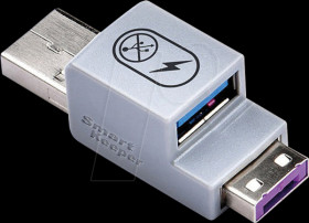 UCL03PL Data Blocker lock, USB type A, purple
