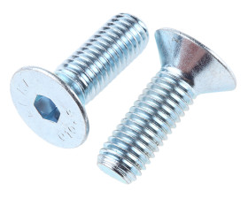 Śruba imbusowa M10 długość 30mm Gniazdo sześciokątne stożkowe Stalowe RS PRO