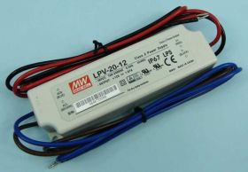 12V/1,67A/20W LPV-20-12 LED IP67 PLASTIC