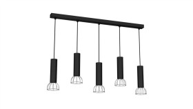 Lampa Wisząca Dante Black/Silver 5Xgu10 Mlp7361 Milagro