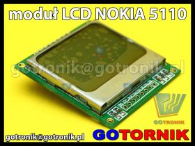 Moduł wyświetlacza graficznego LCD Nokia 5110 do zastosowań AVR Arduino