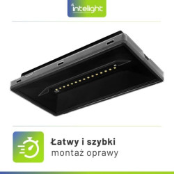 Oprawa ewakuacyjna/awaryjna VELLA SO 125 NM 1H MT IP44 BLK + (VD3, VD4, VD5) / 93696