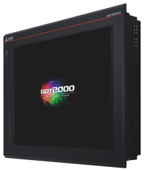 Ekran dotykowy HMI 4,3 cala Mitsubishi GT21 TFT IP2X, IP67F Ethernet, RS-232, RS-422/485, USB 128 x 102 x 40 mm