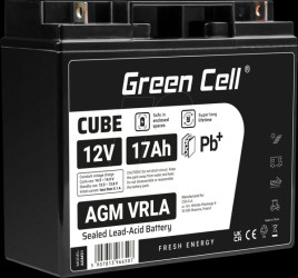AGM51 Rechargeable lead-fleece battery, AGM, 12 V, 17 Ah