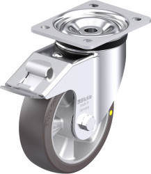 Blickle 904455 LK-ALST 160K-FI-AS Rolka obrotowa z blachy stalowej Średnica koła: 160 mm Maksymalne obciążenie: 580 kg 1