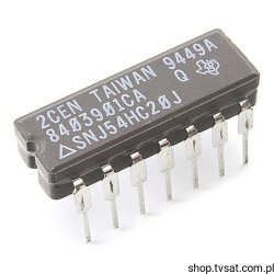 SNJ54HC20J Dual NAND Gates DIP14C TI