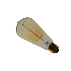 Żarówka E27 40W 230V Seleby ST64 Edison, Lantern Ciepła 2200K