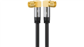 Kabel Antenowy Sat (Typ 135 Db), Poczwórne Ekranowanie - Długość Kabla 3 M